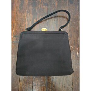 Vintage 50s 60s Lewis Black Evening Purse Handbag